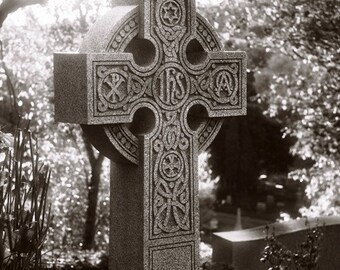 8x10 Print - High Cross in Black and White