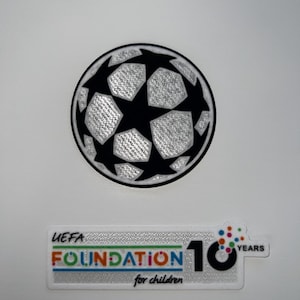 UCL UEFA Champions League Set Respect Star Ball Trophy 4,5,6,7,9,10 Patch - Foto 4