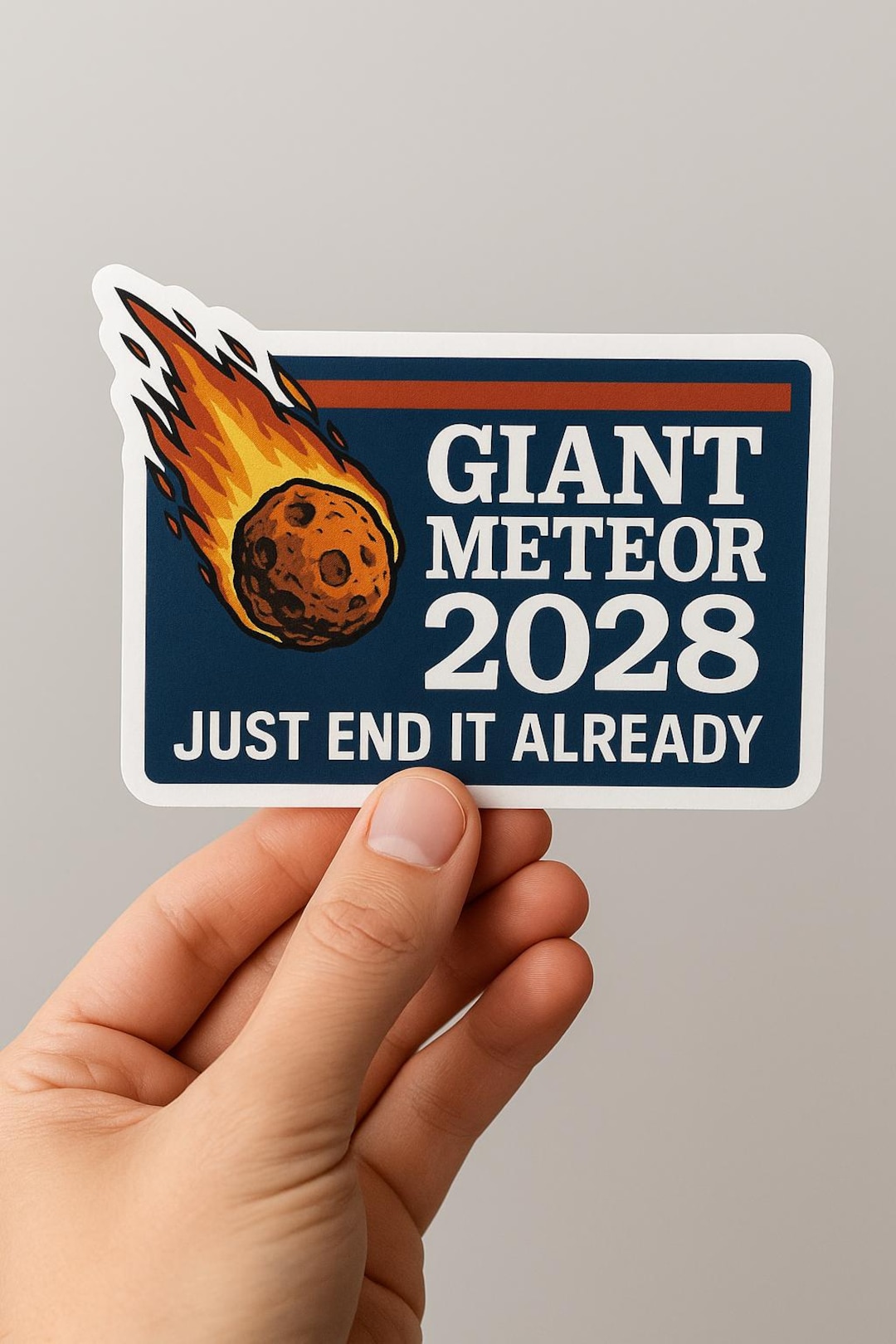 Giant Meteor 2028 Sticker - Etsy