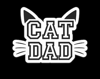 Cat Dad Sticker
