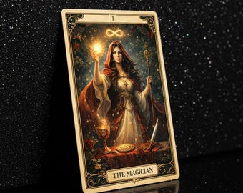 Sticker tarot Le magicien découpé – Arcanes majeurs I