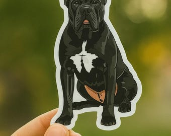 Adesivo in vinile con razza di cane Cane Corso