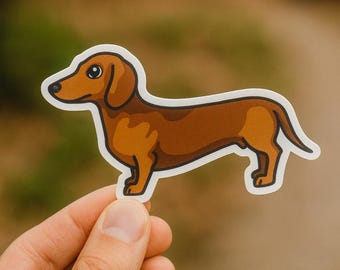 Dachsund Vinyl Sticker