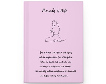 Proverbs 31 Wife Prayer Journal, Christian Prayer Journal, Faith-Based Notebook