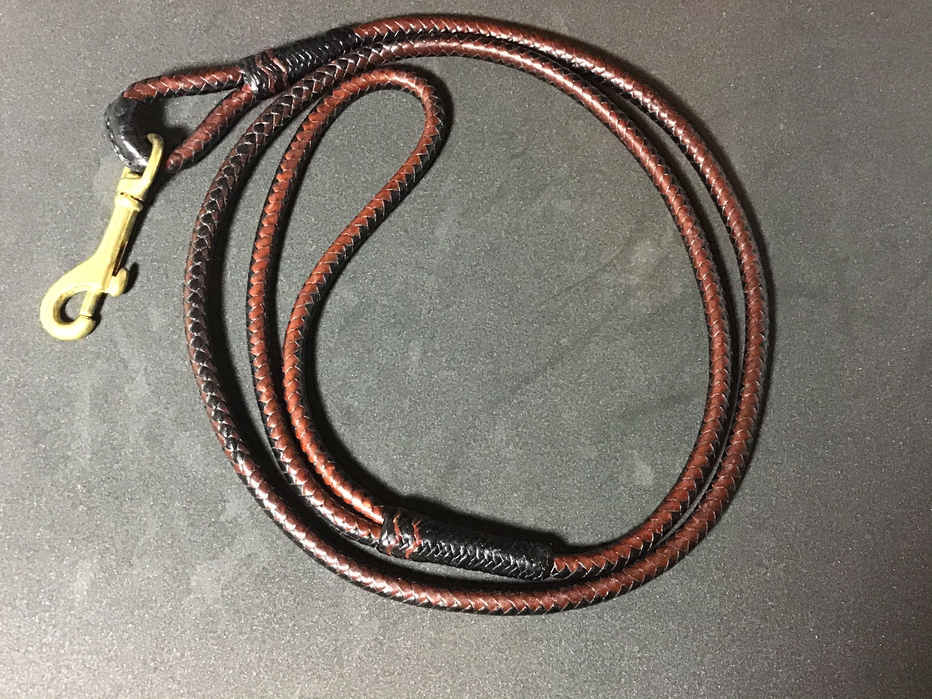 Men's Braided Leather Bracelet. Unisex Kangaroo Lace and Reindeer