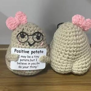 Personalized Big Butt Potato Cute Crochet Positive Potato Doll