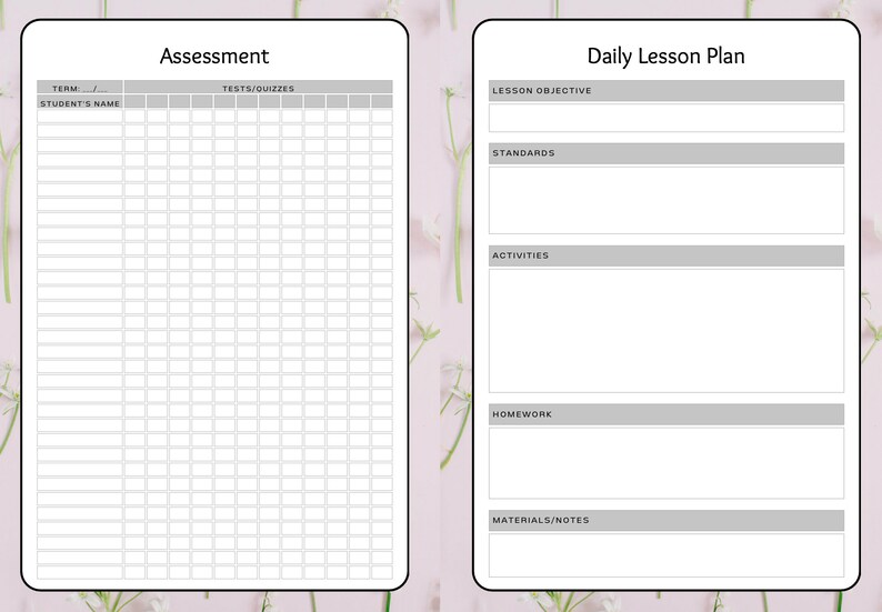 2024 Teacher Digital Daily, Weekly, Monthly Planner With Lesson Plan ...