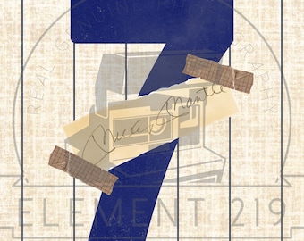 Arte digital personalizado de Mickey Mantle