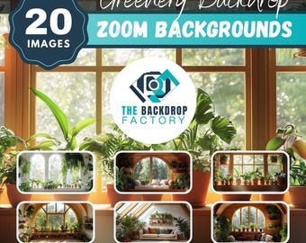 20 Greenery Backdrop For Zoom Background | HD Quality | Personalize Your Video Virtual background | Easy to Use Remote Work Solution