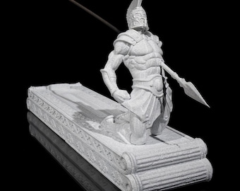 ¿EtTu, Brute? Porta incienso – Bandeja para fumar con forma de busto romano impresa en 3D / Decoración histórica / Conos de reflujo y varillas