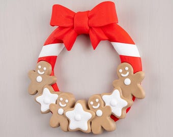 Corona Doorlicious – Decoración navideña para la puerta con dulces motivos de repostería