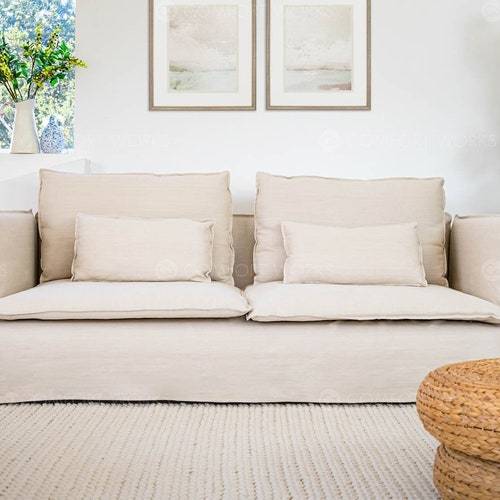 Linen IKEA Soderhamn Covers Replacement Sofa Covers for IKEA Etsy