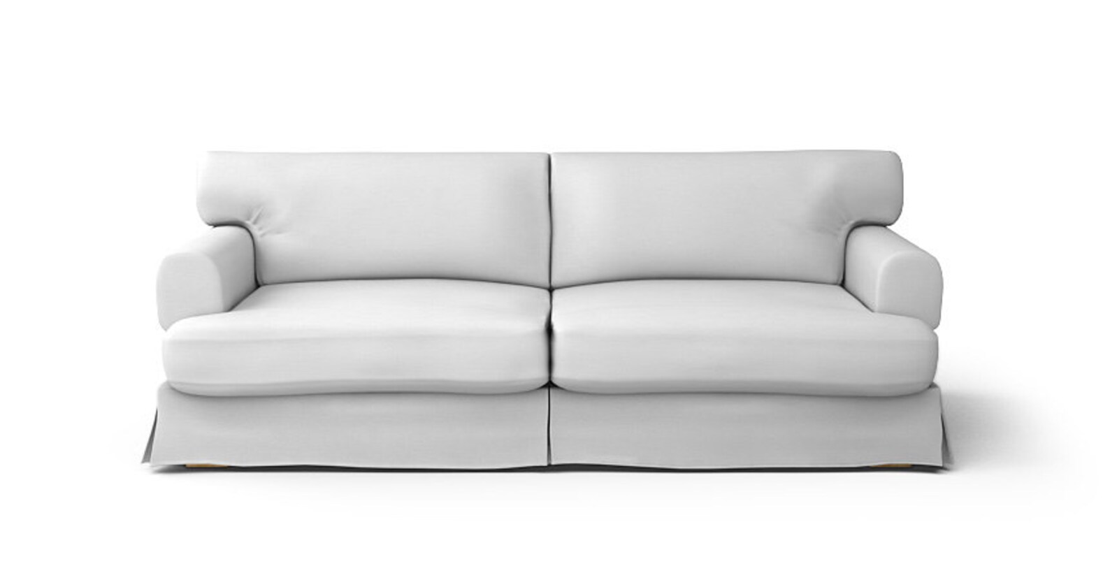 Custom IKEA Hovas Sofa Slipcover 3 Seater in Canvas White Etsy