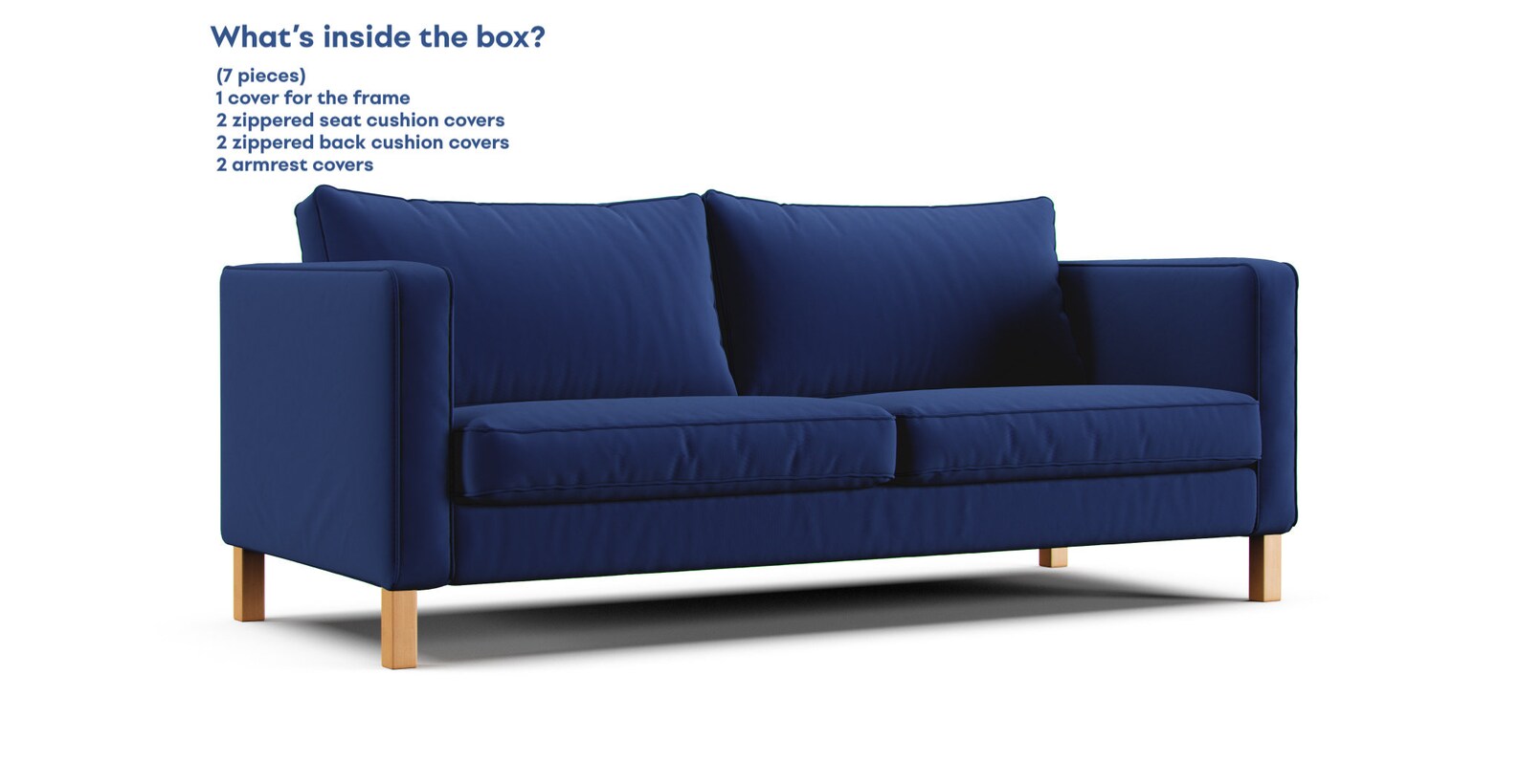 Ikea Karlstad 3 Seat Sofa Cover Replacement Couch Covers for Etsy