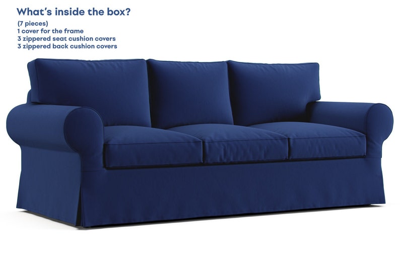 Ikea Ektorp 3 Seat Sofa Cover Replacement Couch Covers for Etsy