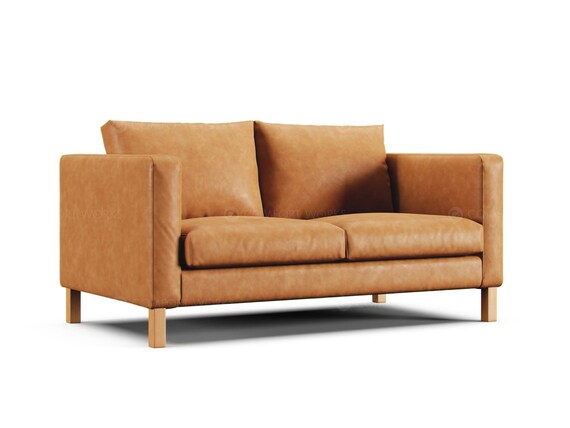 Karlstad 2 Seat Sofa Cover Replacement Covers For Karlstad 2 Seat Sofa Cover, Faux Leather Sofa Cover