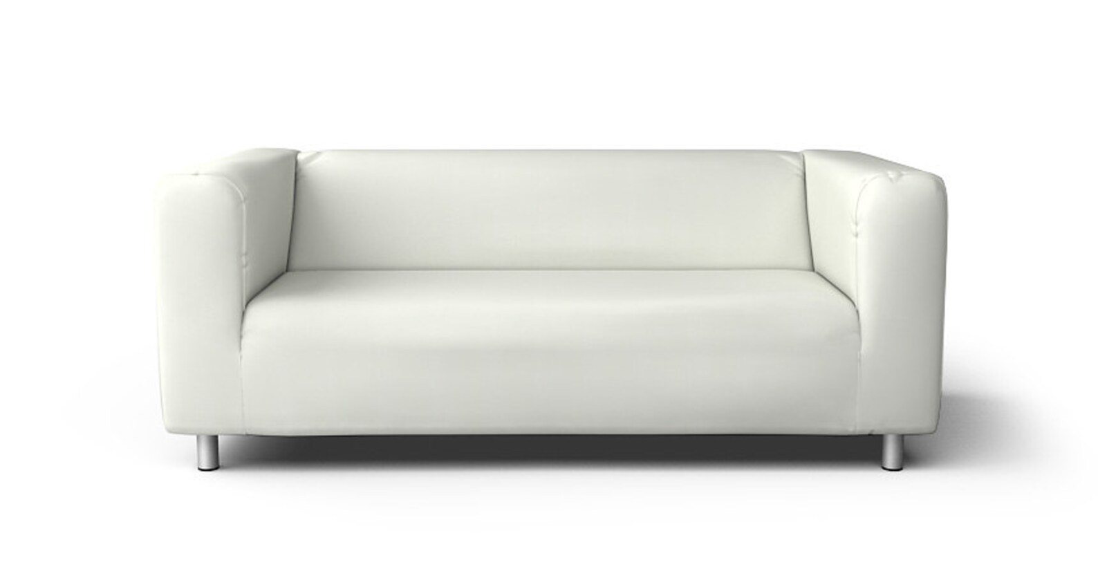 Custom IKEA Klippan Sofa Cover 2 Seater in Modena White Etsy