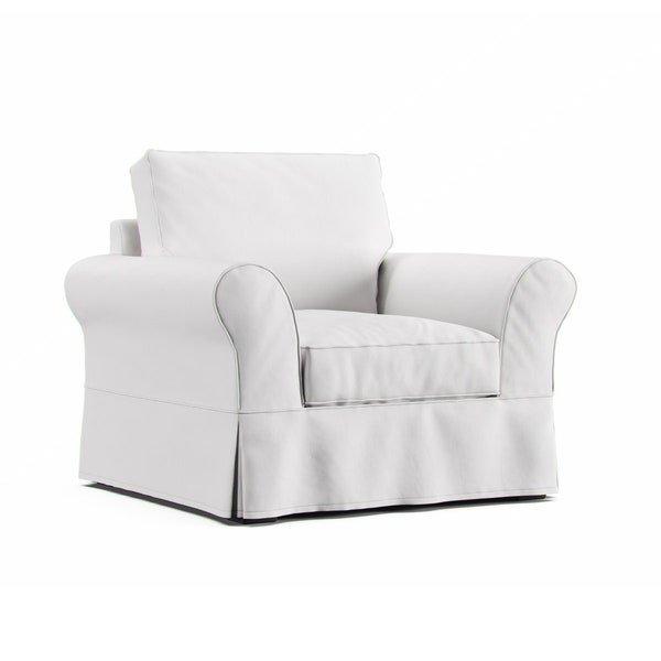 Pottery Barn Comfort Roll Arm 39" Chair Covers, Custom Replacement Sofa Covers for the Pottery Barn Comfort Roll Arm Chair in CW Fabrics