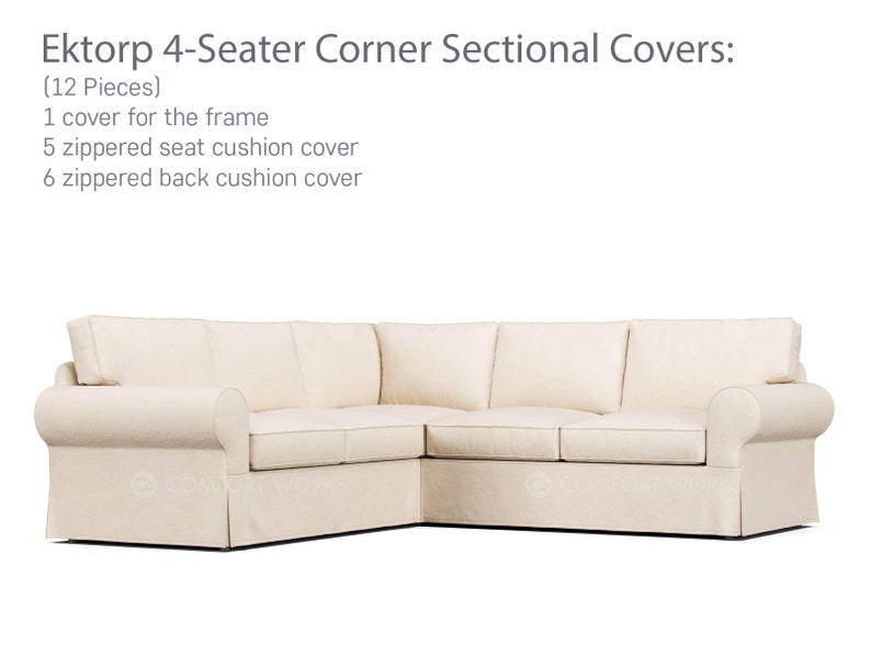 Linen Ektorp Sofa Covers Replacement Sofa Covers for IKEA Etsy