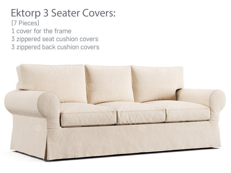 Linen Ektorp Sofa Covers Replacement Sofa Covers for IKEA Etsy