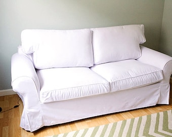 Ikea ektorp online loveseat cover white