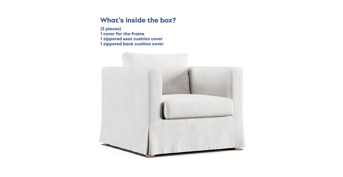 Linen IKEA Karlstad Slipcovers Replacement Long Skirt Sofa Etsy