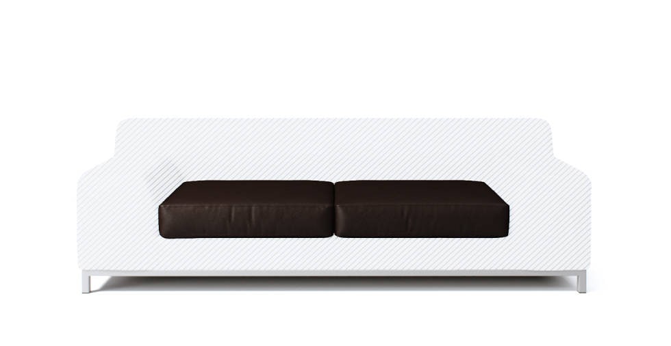 Custom Kramfors Seat Cushion Covers Only 3 Seater In Custom Kramfors Seat Cushion, Leather Sofa Cushion Cover Replacement