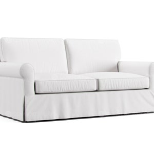 Custom IKEA Hovas 3 Seater Sofa Slipcover in Cotton Canvas - Etsy