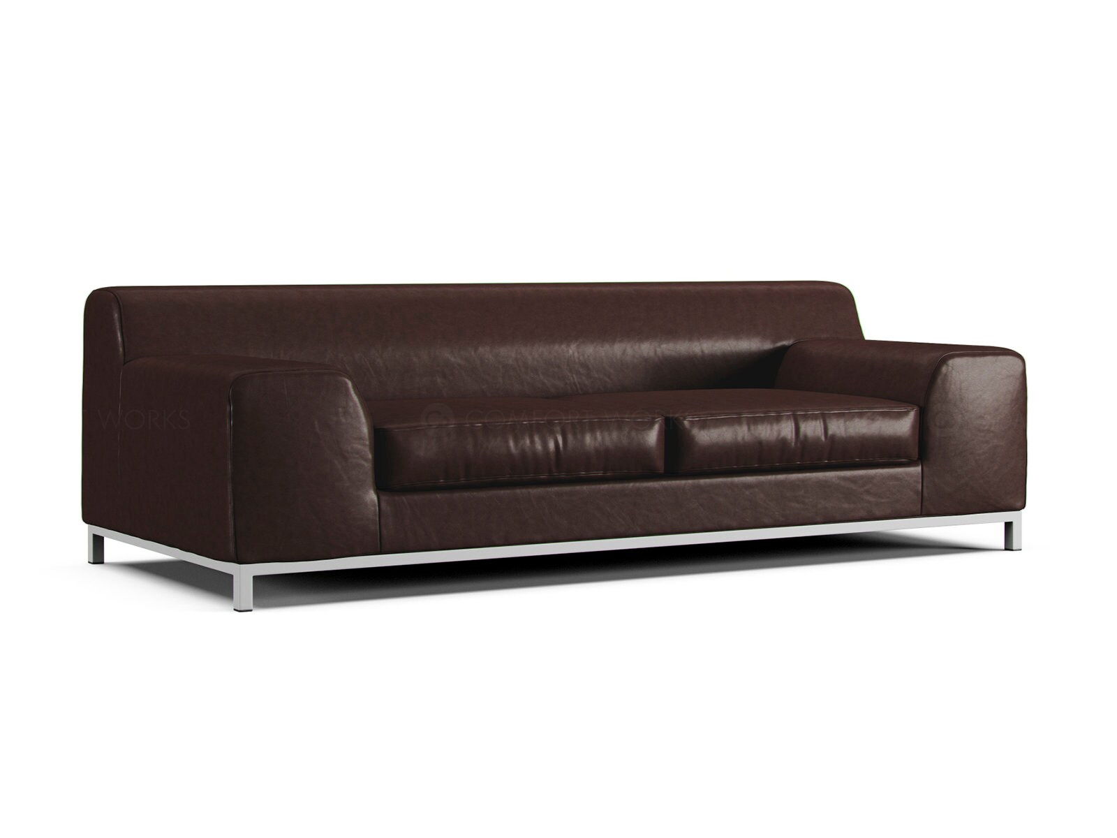 Ikea Kramfors 3 Seater Sofa Replacement Covers In Custom Brown - Leather Sofa Seat Covers Replacement Ikea Kramfors 3 Seater Sofa Replacement Covers In Custom Brown - Leather Sofa Seat Covers Replacement