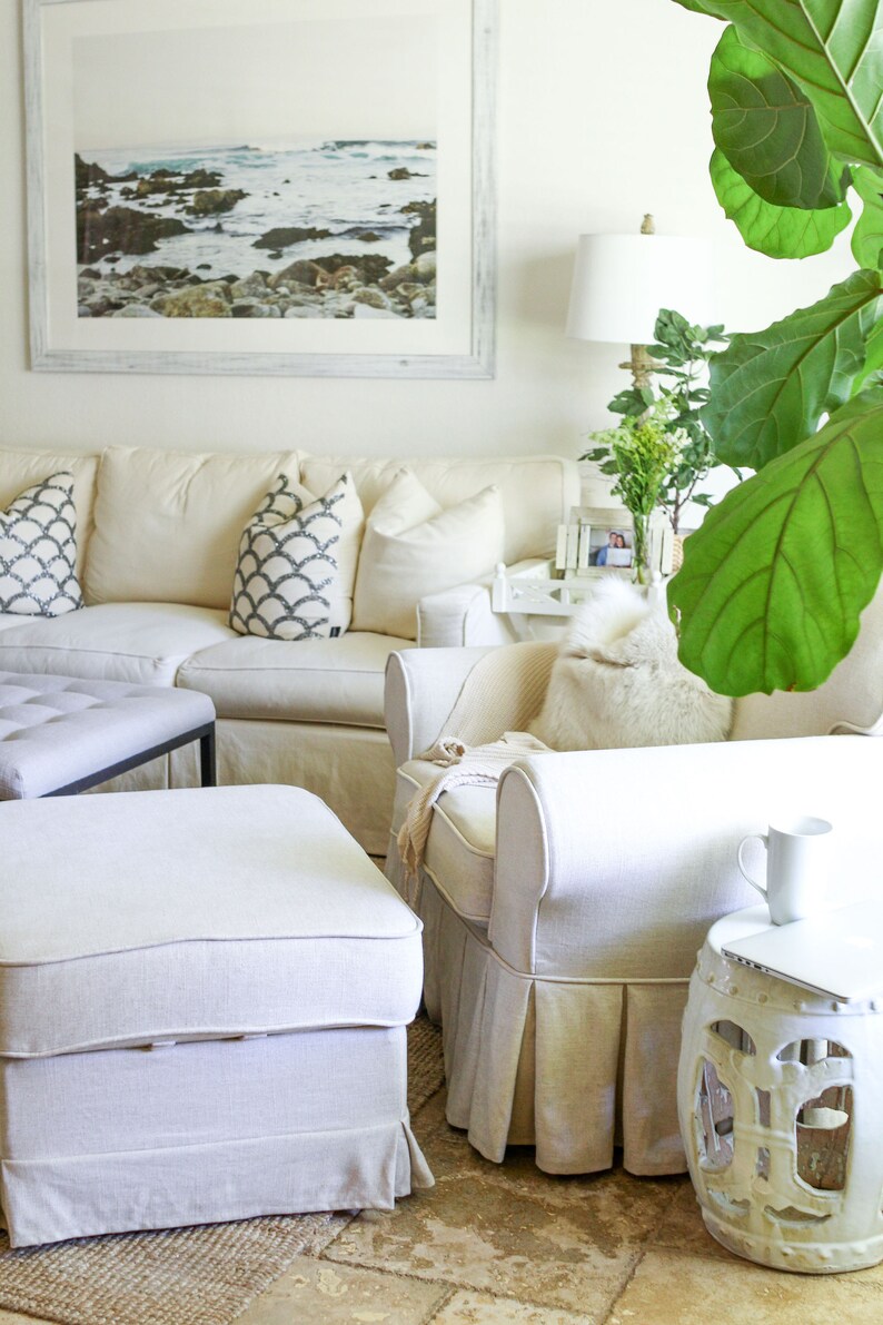 Custom Couch Covers / MadetoMeasure Slipcovers for Etsy