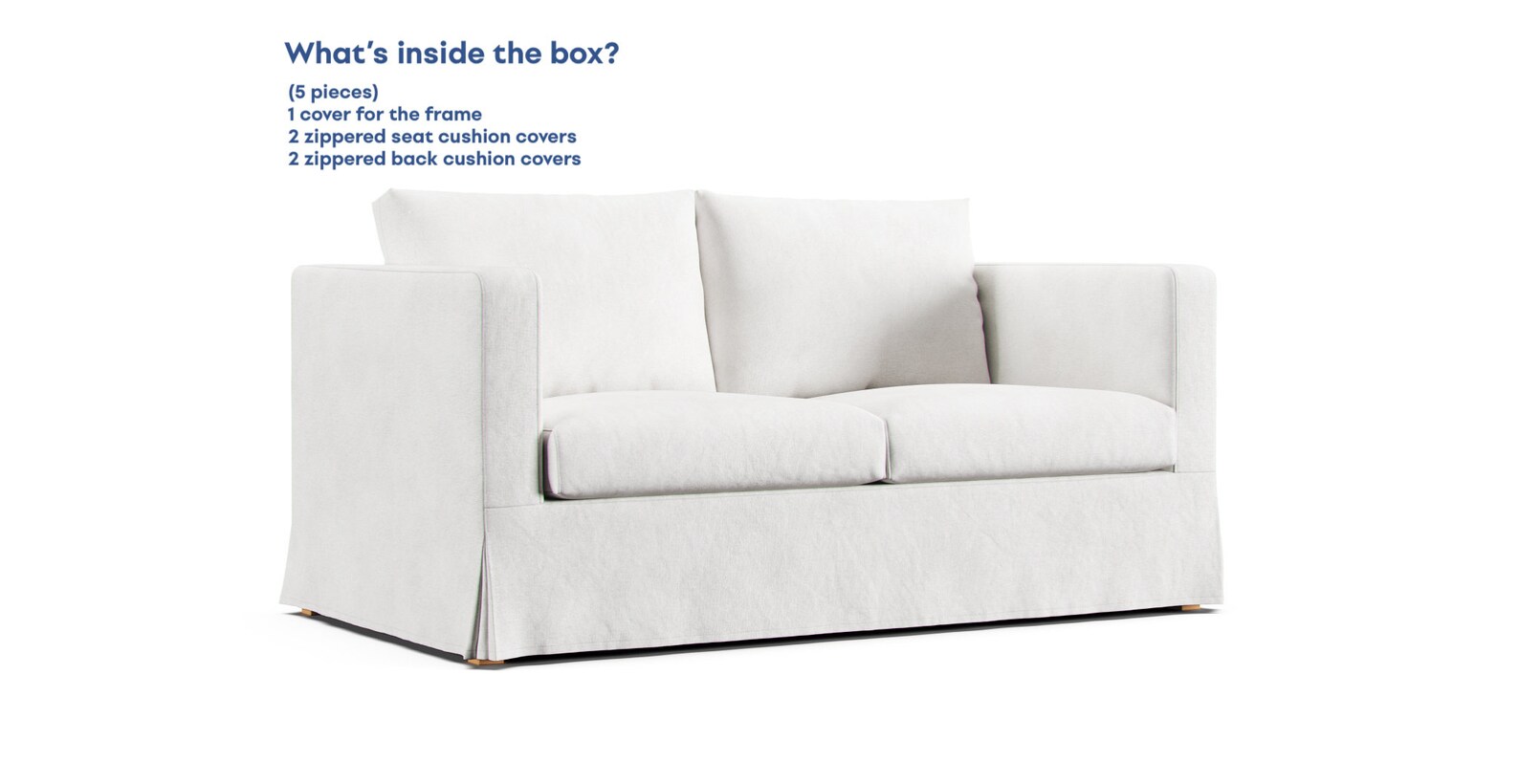 Linen IKEA Karlstad Slipcovers Replacement Long Skirt Sofa Etsy