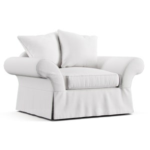 Pottery Barn Charleston Chair and a Half Covers, Custom Slipcovers for Pottery Barn Charleston 52&quot; Chair and A Half in CW Fabrics