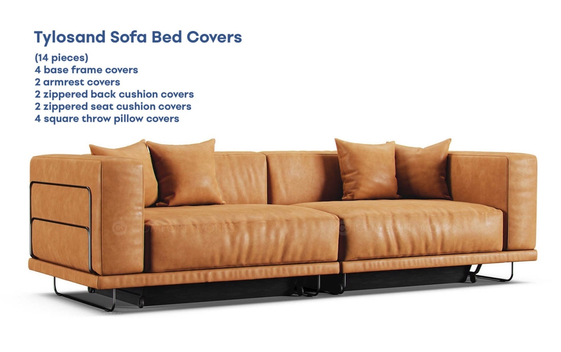 astronaut Zakenman Zwakheid Ikea Tylosand Sofa Bed Cover vervangende sofa covers voor de - Etsy België