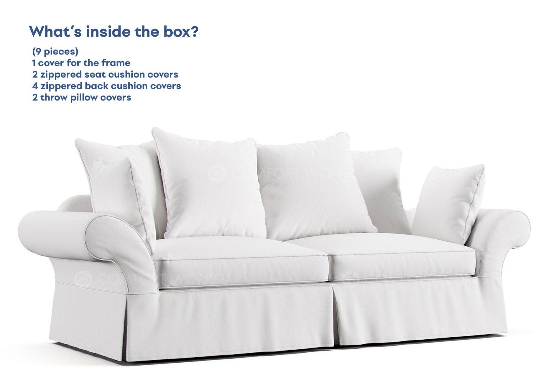 slipcovers for couches with loose pillow backs