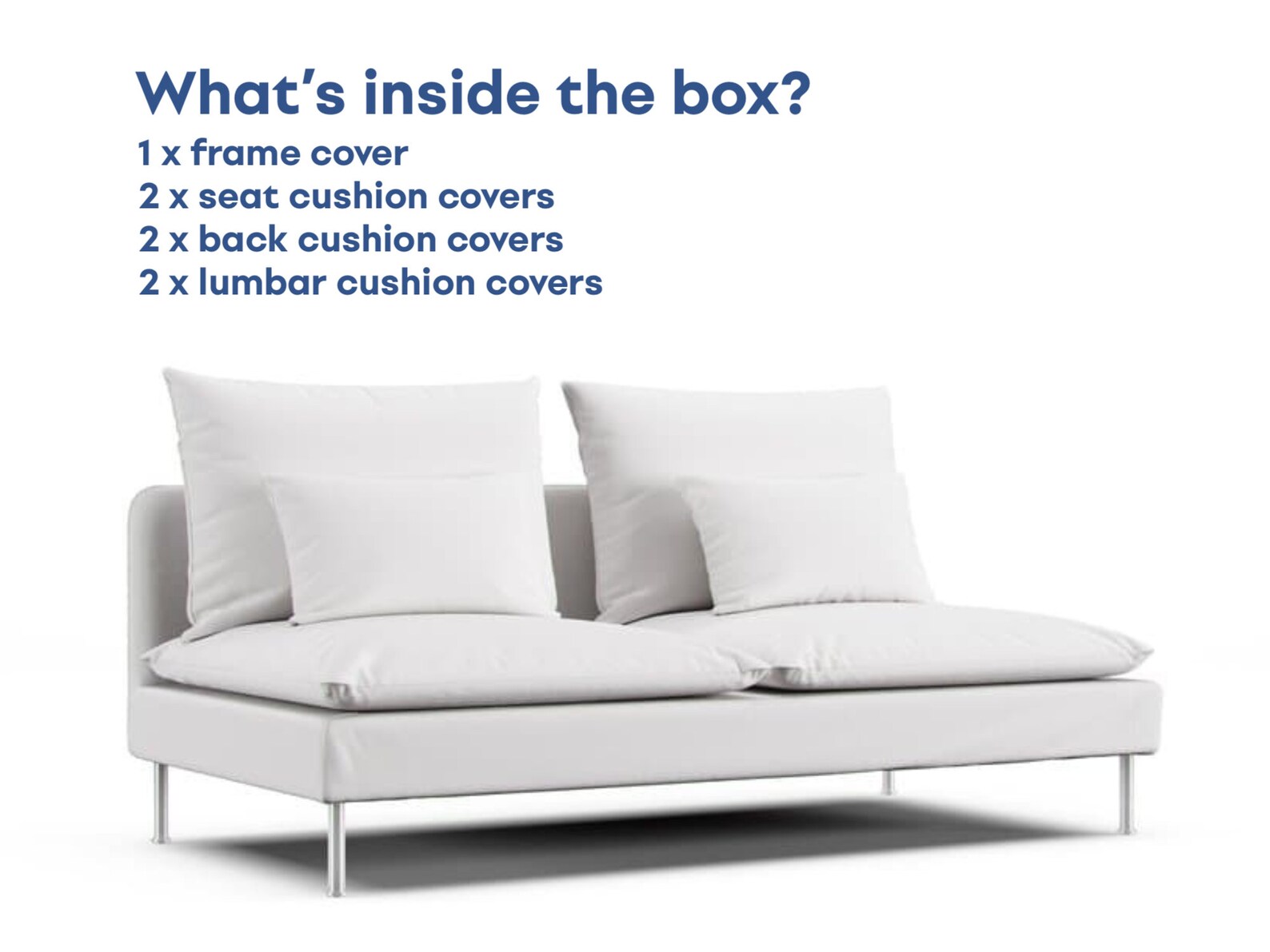 IKEA Soderhamn Covers by Section, Replacement Sofa Covers for IKEA