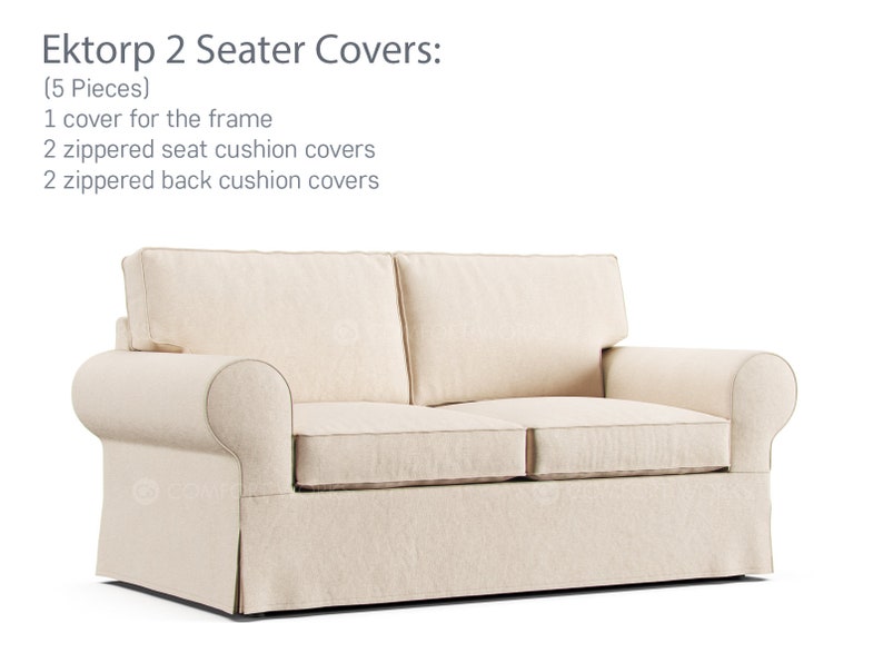 Linen Ektorp Sofa Covers Replacement Sofa Covers for IKEA Etsy