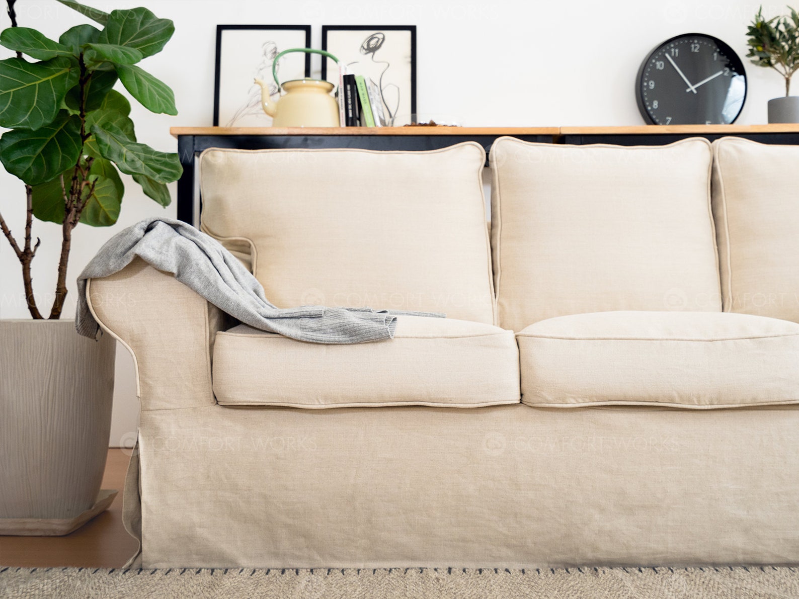 Linen Ektorp Sofa Covers Replacement Sofa Covers for IKEA Etsy