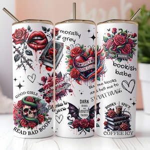 Book Lover Tumbler , BookTok Gift for Readers , Bookish Merch , Personalized Book Cup