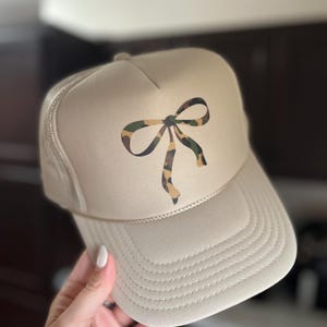 Camo Bow Trucker Hat