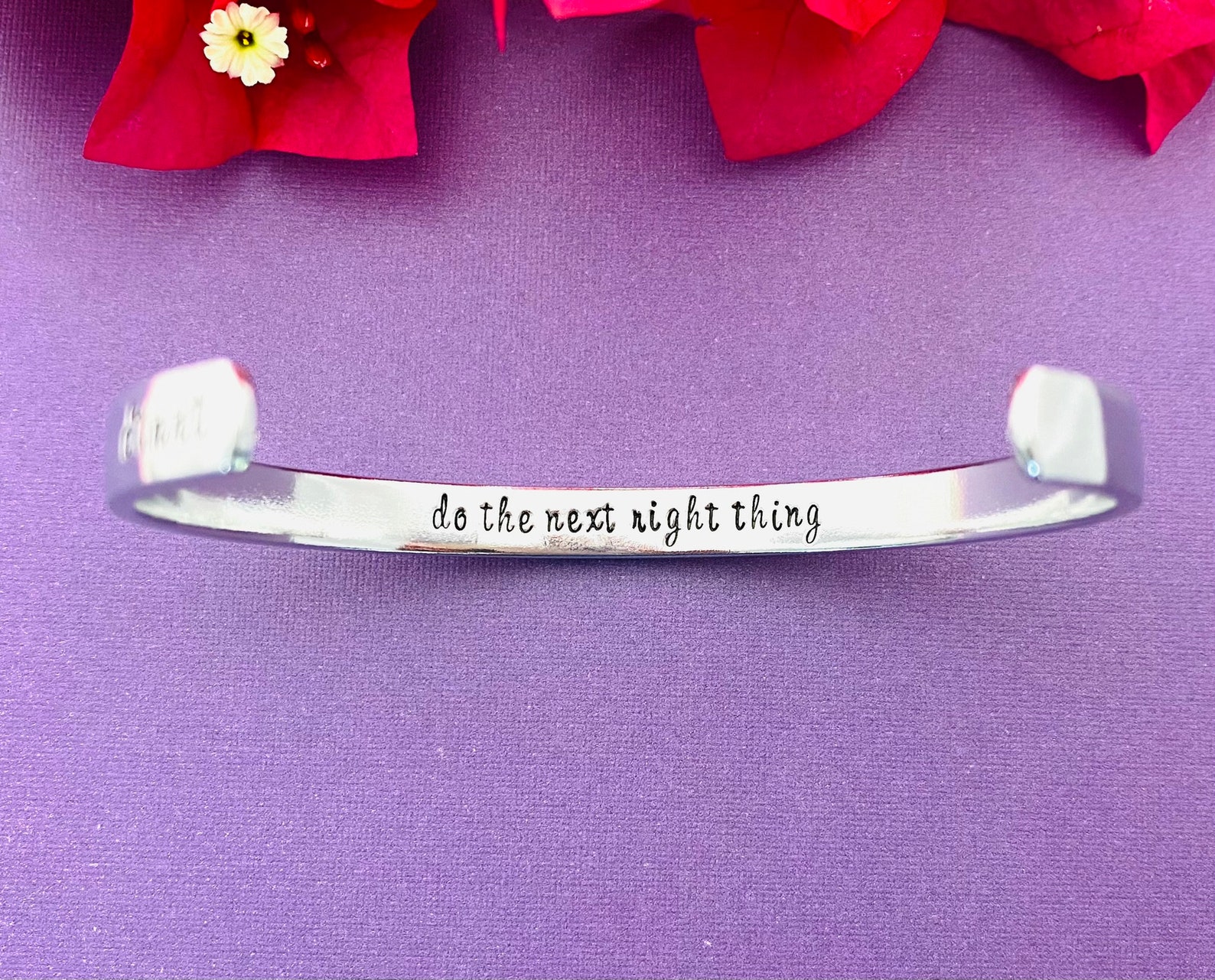 Personalised Cuff Bracelet Quote Bracelet Motivational Etsy Australia