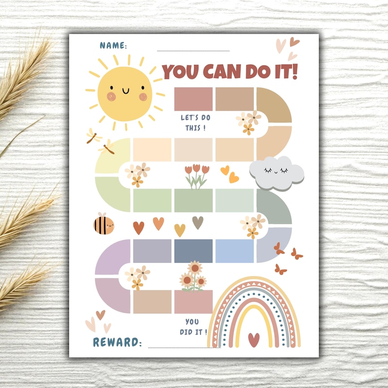 Boho Reward Charts - Etsy