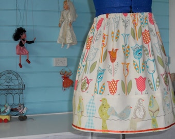 Girls skirt sewing pattern tutorial easy quick pdf email