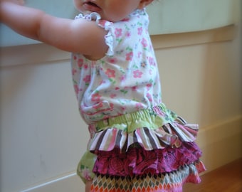 BLOOMERS Sewing PATTERN for baby PDF Instant Download tutorial boys girls Newborn to 18 months