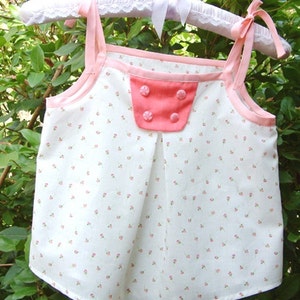 Girls shirt tunic pdf Instant Digital Download ebook sewing pattern dress