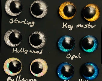 Sinker Safety Eyes: Multi-Colored, Mystery, or Custom 16MM- 28MM