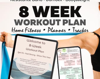Programme d&#39;entraînement à domicile de 8 semaines : remise en forme adaptée aux débutants (téléchargement PDF)
