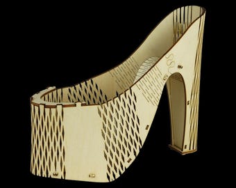 Archivo DXF, SVG, CDR de zapatero para corte por láser de contrachapado de 3 mm