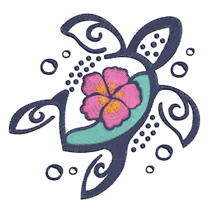 Sea Turtle Embroidery Design, Sea Turtle Machine Embroidery Design, Sea Turtle Embroidery Design For Men, Women, Girls