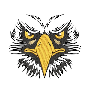 Eagle Head Embroidery Design, Eagle Head Machine Embroidery Design, Eagle Head Embroidery Design For Men, Women, Girls