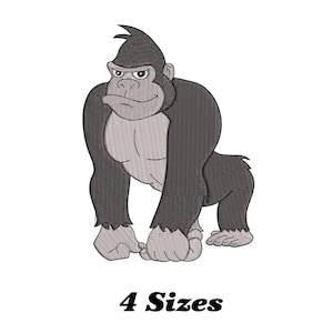 Gorilla Embroidery Design, Gorilla Machine Embroidery Design, Gorilla Embroidery Design For Men, Women, Girls